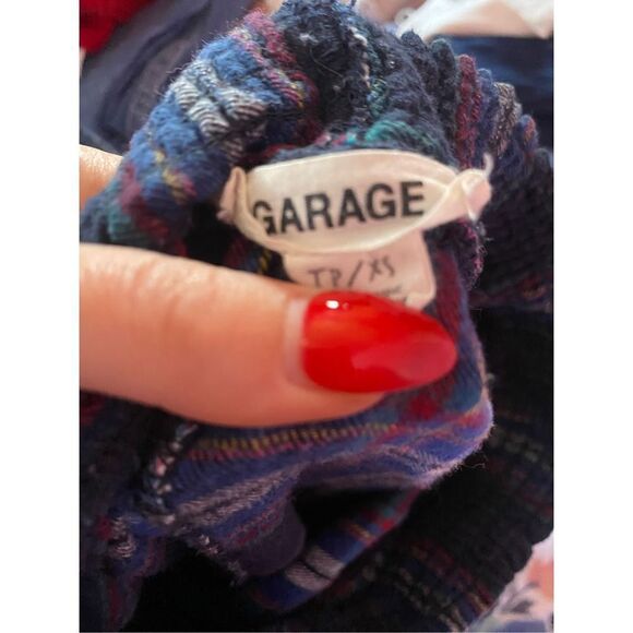 Garage Blue Plaid Pajama Pants - Picture 4 of 4